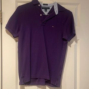 Tommy Hilfiger Purple Polo (XS but fits like adult medium-large)
